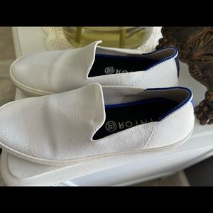 Womens Rothys white slip on shoes 7.5